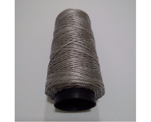 LIGHT GRAY Viscose Rayon Cord Dori Thread Yarn - For Embroidery Crochet Knitting Lace Jewelry - 170+ Yards - 70+ Grams